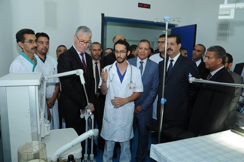 اقليم افران:  بعد ان تطلب بناؤه 9 سنوات وزير الصحة يدشن المركز الاستشفائي الجديد بازرو