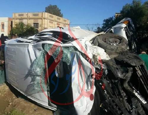 تصويب: جرسيف..إصابة 9 أشخاص بجروح متفاوتة الخطورة إثر حادثة سير خطيرة