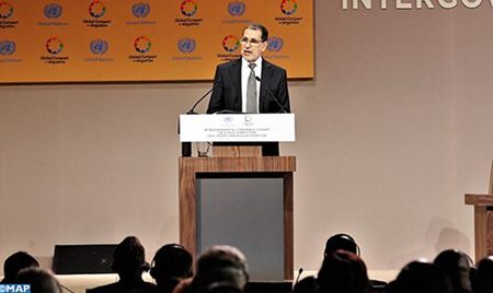 الملك يوجه رسالة إلى المؤتمر الحكومي الدولي حول الهجرة بمراكش