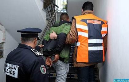 رئيس فرقة الشرطة القضائية بتاوريرت يطلق النار لتوقيف جانح يحمل سكينا من الحجم الكبير