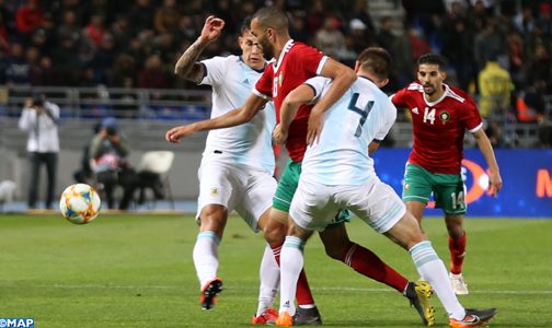 المنتخب المغربي ينهزم أمام نظيره الأرجنتيني بهدف للاشىء في لقاء ودي