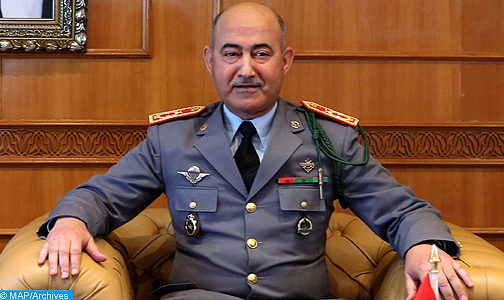 المفتش العام للقوات المسلحة الملكية يستقبل قائد القيادة العامة للقوات المسلحة الجيبوتية
