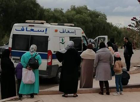 شخص يعرض زوجته ووالديها و شقيقها للضرب بالسلاح الأبيض ويضع حدا لحياته