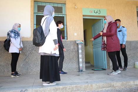 خنيفرة.. استفاد منها 8529 تلميذ وتلميذة من حملات الوقاية من جائحة كورونا