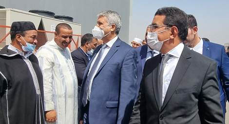 الجديدة .. وزير الفلاحة يقوم بزيارة تفقدية لمركز إنتاج البذور الرعوية بجماعة خميس متوح