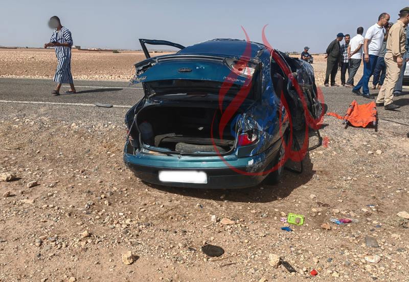 اليوسفية.. مصر 4 أشخاص من عائلة واحدة إثر حادثة سير مميتة بالخوالقة