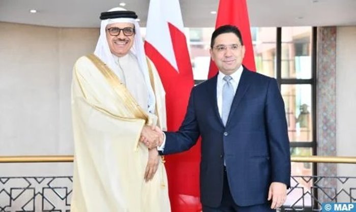 بوريطة يستقبل وزير خارجية مملكة البحرين