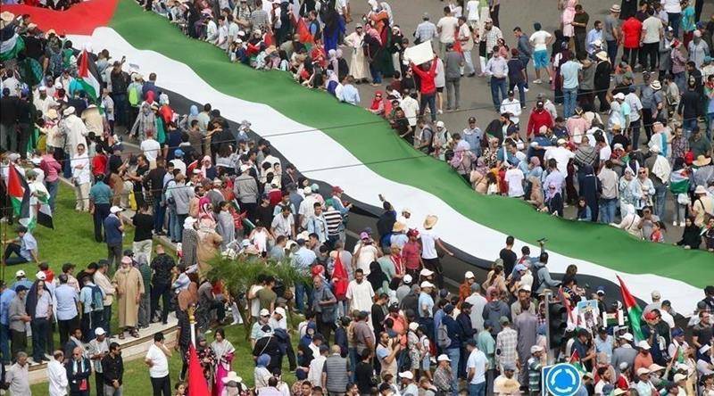 في ذكرى إحراقه.. وقفة أمام برلمان المغرب تضامنا مع المسجد الأقصى