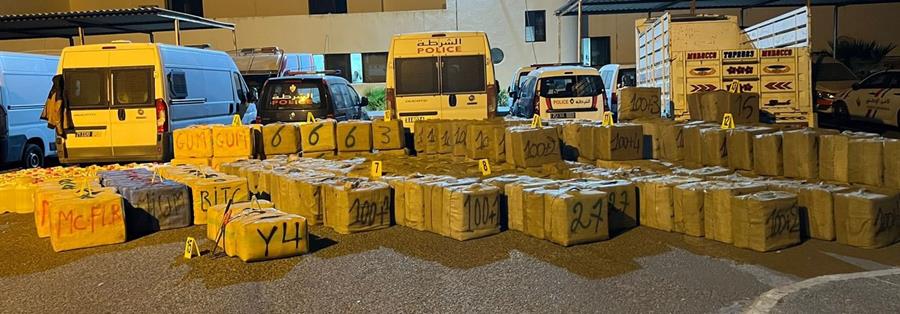 توقيف 21 شخصا وحجز ثمانية أطنان و112 كلغ من الشيرا بميناء مدينة أسفي