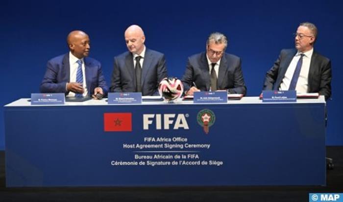 توقيع اتفاقية لإحداث مكتب للاتحاد الدولي لكرة القدم في إفريقيا بالمغرب