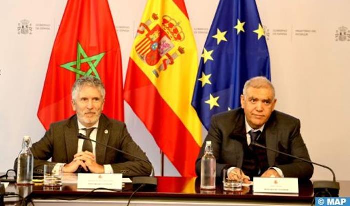 لفتيت يعقد اجتماع عمل في مدريد مع نظيره الإسباني