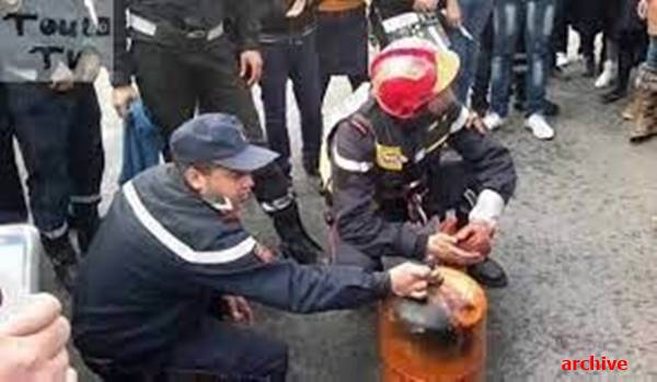إصابة 10 أشخاص بحروق وجروح على إثر انفجار قنينتي غاز بالنواصر