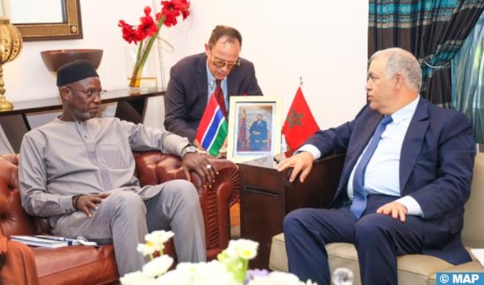 وزير الداخلية المغربي يستقبل نظيره الغامبي