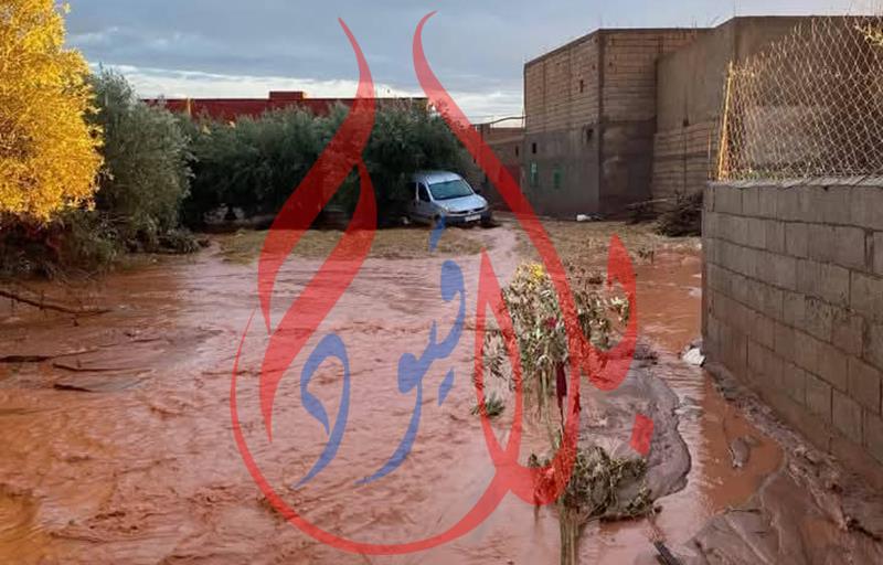 أزيلال/ بني عياط.. الفيضانات المطرية تسببت في جرف المنازل والمواشي والممتلكات ومواطنين باتوا في العراء