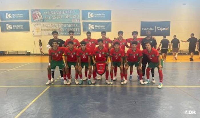 المنتخب الوطني لأقل من 17 سنة يفوز بلقب الدوري الدولي الودي “كاسترو يل ريو” بإسبانيا