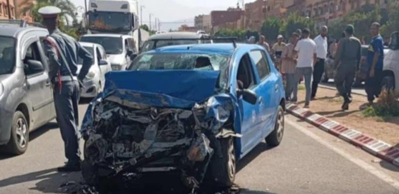 عناصر درك بني ملال تمكنت من إيقاف سارق سيارة أجرة بعد مطاردته