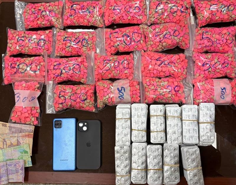 ضربات استباقية للشرطة مكنت من إحباط ترويج آلاف الأقراص المهلوسة بأكادير ومكناس