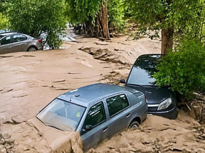 جرسيف.. عاصفة رعدية أحدثت سيولا جرفت الشجر والحجر