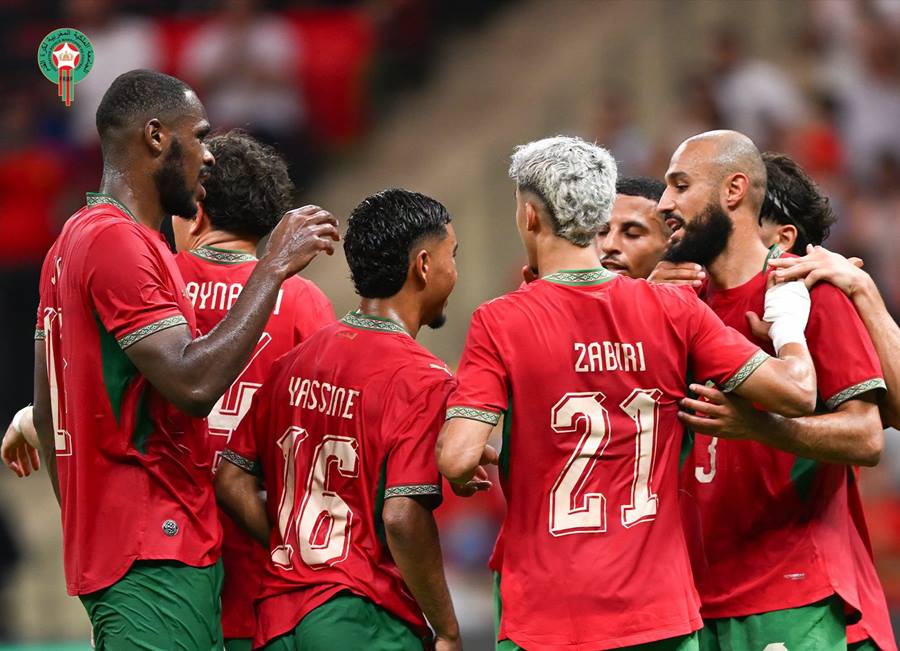 المنتخب المغربي يستهل مشواره بالفوز على نظيره الغابوني (2-0)
